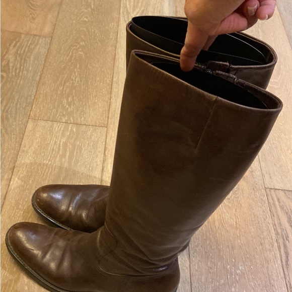 Leather Knee High Boots - Picture 2 of 4